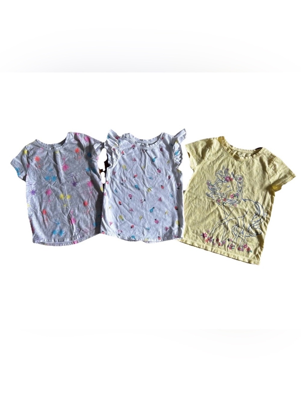 Garanimals set of 3 short sleeves girls' tops, bundle - size 4T